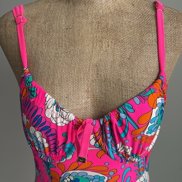 Kate Spade Sea Garden One Piece Swimsuit SMALL NWT - Picture 4 of 7